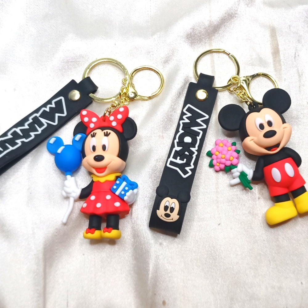 FREE SHIPPING Cute keychain bag charms Mickey Minnie
